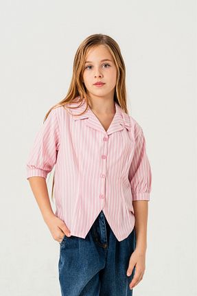 پیراهن صورتی بچه گانه رگولار GİYİCEM TEKSTİL - کد 900770001
