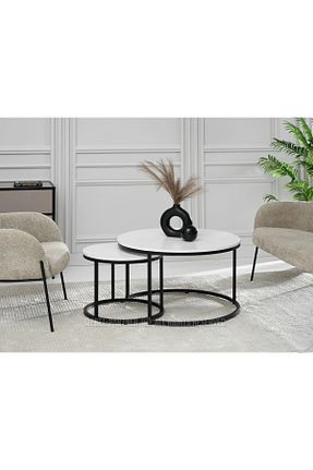 میز جلو مبلی مشکی Suntalam EDMONDA EV AKSESUAR - کد 899854835