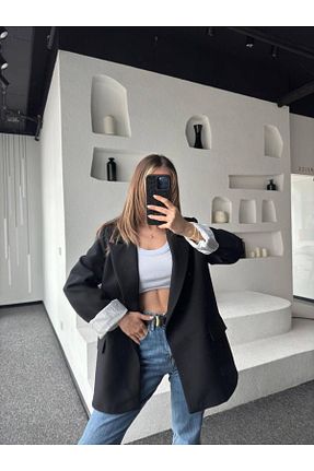 کت مشکی زنانه رگولار MODA - کد 899856963