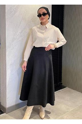 دامن حجاب مشکی زنانه فاق بلند Yesui - کد 899863207