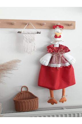 دستکش و پیشبندآشپزخانه قرمز Poplin byNihalce - کد 900795586