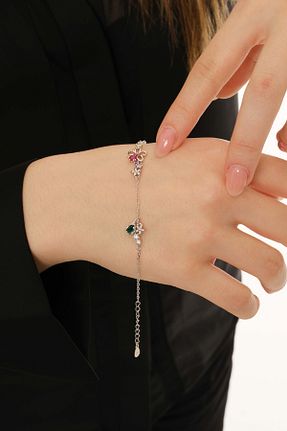 دستبند نقره زنانه 925 عیار Söğütlü Silver - کد 871064720