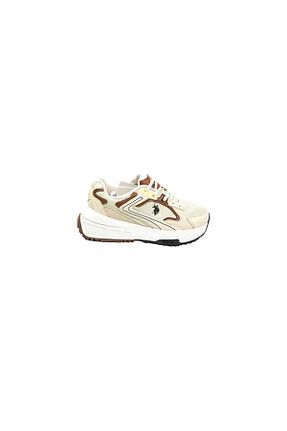 کفش اسنیکر بژ زنانه بند دار U.S. Polo Assn. - کد 764533259