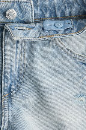 شلوارک و برمودا آبی زنانه فاق بلند H&M - کد 899904356
