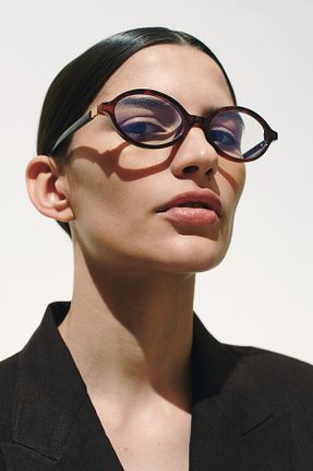 عینک آفتابی قهوه ای زنانه 50 H&M - کد 900835280