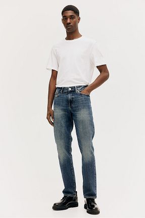 شلوار جین آبی مردانه رگولار H&M - کد 866741477