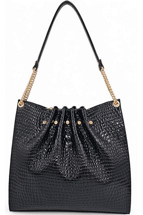 کیف دوشی مشکی زنانه چرم مصنوعی Evident - کد 899906959