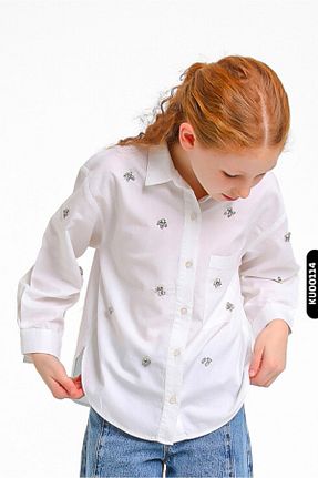 پیراهن سفید بچه گانه یقه پولو Escabel - کد 812469191