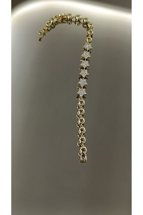 دستبند استیل (فولاد) طلائی زنانه استیل (فولاد) SENAM TAKI - کد 884469104