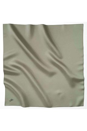 روسری فیروزه ای پلی استر Aker - کد 735858880