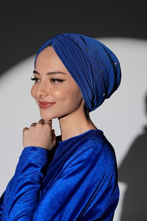 کلاه شنای حجاب آبی زنانه Ambargo - کد 899962015