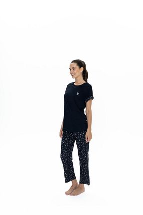 ست لباس راحتی سرمه ای زنانه ساده U.S. Polo Assn. - کد 900037419