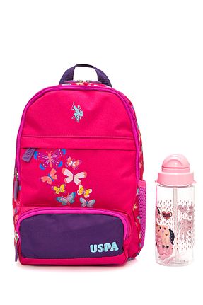 کیف مدرسه صورتی بچه گانه U.S. Polo Assn. - کد 900037077