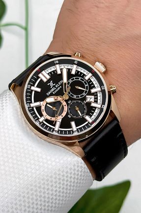 ساعت مچی مشکی مردانه 45 میلی متر Daniel Klein - کد 855472176