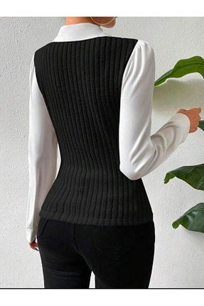 بلوز مشکی بچه گانه ساده Moda Monisa - کد 900961591