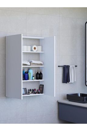 کابینت چند منظوره سفید MDF Detamob - کد 900123444