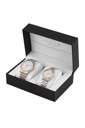 ساعت مچی سفید مردانه 41 میلی متر Nacar - کد 897904943