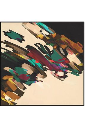 روسری رنگی پلی استر Aker - کد 700195345