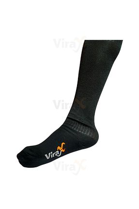 جوراب فوتبال مشکی زنانه virajx - کد 898108361