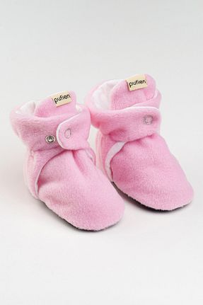 بوت خانگی صورتی بچه گانه پارچه ای pufien - کد 886628109