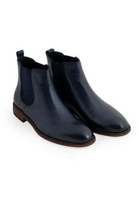 بوت / نیم بوت سرمه ای مردانه جیر BLU - کد 86308715