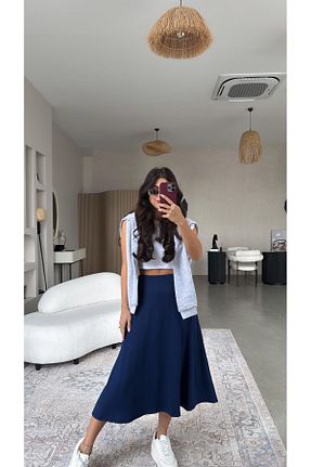 دامن رنگی زنانه ساده Buket Teke - کد 900084858