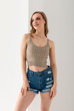 بادی رنگی زنانه یقه هفت Wega Moda - کد 900093263