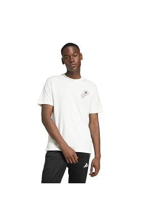 تیشرت اسپرت سفید مردانه رگولار adidas - کد 887266024