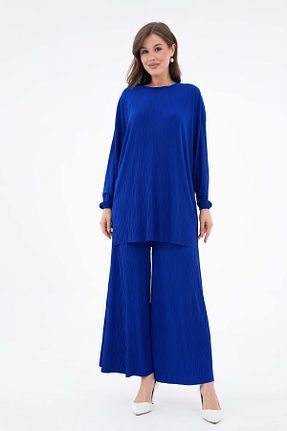 ست بالاتنه و پائین تنه حجاب سرمه ای زنانه Relaxed NİSUM MODA - کد 900116663