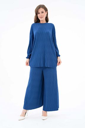 ست بالاتنه و پائین تنه حجاب سرمه ای زنانه Relaxed NİSUM MODA - کد 900118178