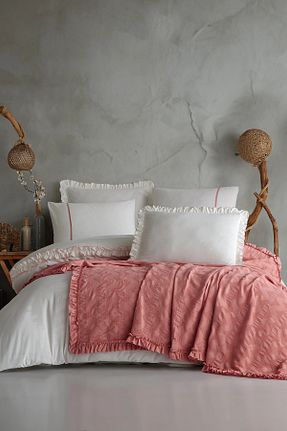 روتختی دونفره صورتی پنبه ای Özdilek - کد 797944121
