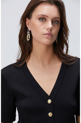 گوشواره جواهر طلائی Network - کد 900126775