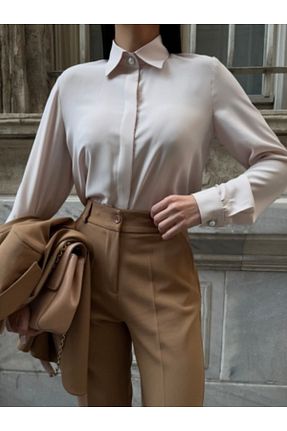 پیراهن بژ زنانه رگولار VUNTAL - کد 900122896