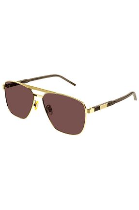 عینک آفتابی قهوه ای مردانه UV400 Gucci - کد 290223480