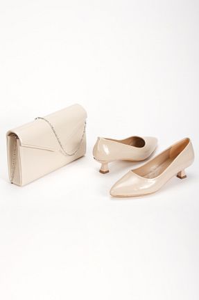 کفش مجلسی رنگی زنانه چرم مصنوعی Akçetin Moda - کد 900163859