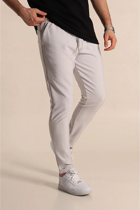 شلوار طوسی مردانه لیکرا SERAZAT - کد 900166648