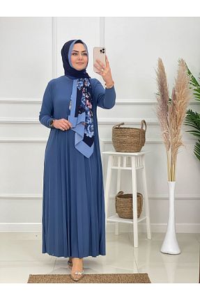 لباس حجاب سرمه ای زنانه Relaxed NİSUM MODA - کد 890741830