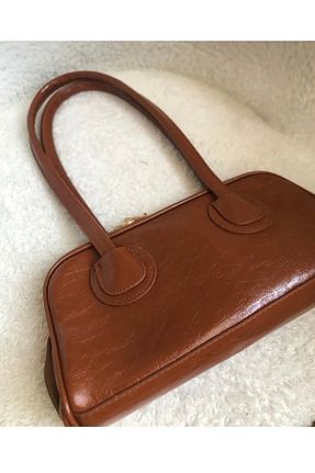 کیف دوشی قهوه ای زنانه چرم مصنوعی glare bag - کد 898583647