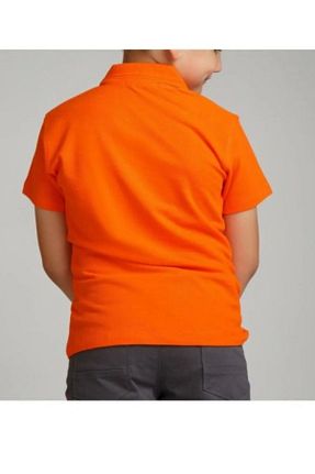پولوشرت نارنجی بچه گانه %100 پنبه Nacar - کد 901323355