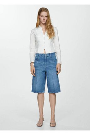 پیراهن سفید زنانه اسلیم فیت MANGO - کد 822181926