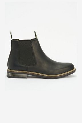 بوت / نیم بوت مشکی مردانه پاشنه تخت Barbour - کد 768062293