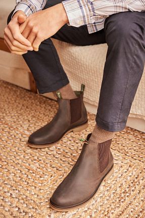 بوت / نیم بوت قهوه ای مردانه Barbour - کد 782560642