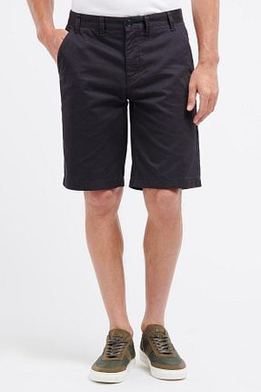 شلوارک و برمودا سرمه ای مردانه %100 پنبه Barbour - کد 712519788