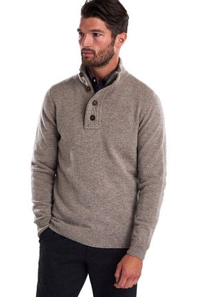 پلیور طوسی مردانه ساده Barbour - کد 46755846