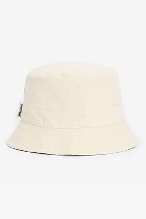 کلاه بژ زنانه پنبه ای Barbour - کد 808987095