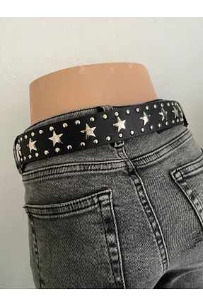 کمربند مشکی زنانه چرم مصنوعی Aksabeltchokers - کد 900233250