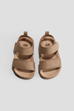 صندل بژ بچه گانه پاشنه تخت H&M - کد 900235260