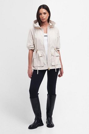 کاپشن اسپرت سفید زنانه رگولار Barbour - کد 855300791