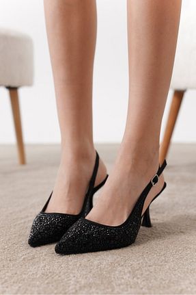 کفش استایلیتو مشکی پاشنه نازک öz se shoes - کد 901400447