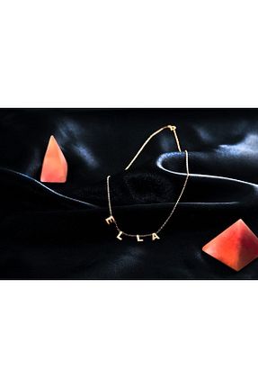 گردنبند نقره طلائی زنانه 925 عیار Genel Markalar - کد 377511582